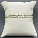 Estate 14K Y Gold Curb Link Bracelet