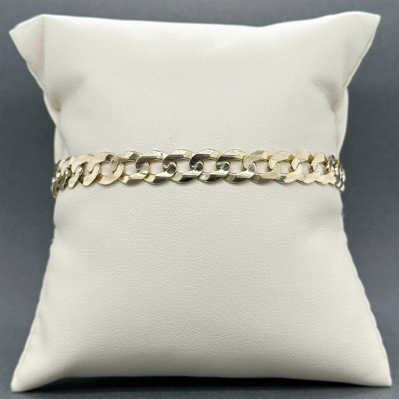 Estate 14K Y Gold Curb Link Bracelet