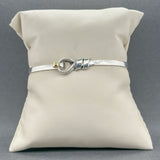Estate Tiffany & Co. SS 18 Hook Bangle Bracelet