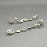 Estate Ippolita SS 6.08ctw Quartz Dangle Earrings