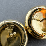 Estate Tiffany & Co. Peretti 18K Y Gold Thumbprint Earrings