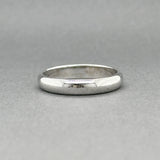 Estate 14K W Gold 3.96mm Polished Ring