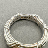 Estate Peter Thomas Roth SS Ribbon & Reed Ring