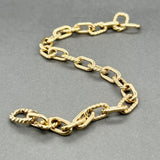 Estate David Yurman 18K Y Gold Madison Bracelet
