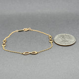 Estate Tiffany & Co. 18K R Gold Endless Bracelet