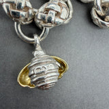 Estate Sarah Jane SS 18 Devora Queen Bee Toggle Necklace