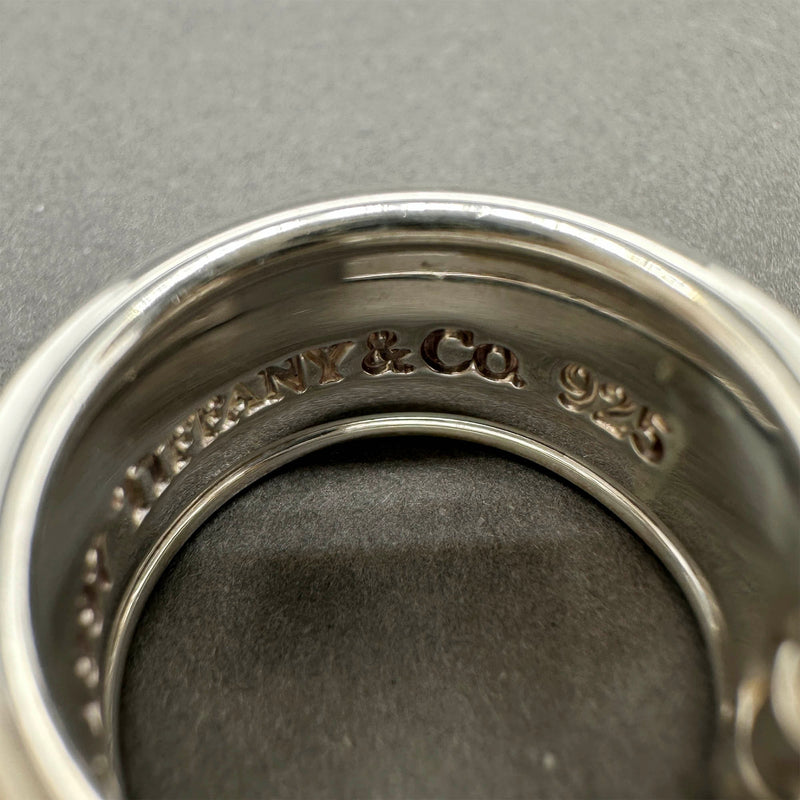 Estate Tiffany & Co. SS 1837 Hoop Earrings