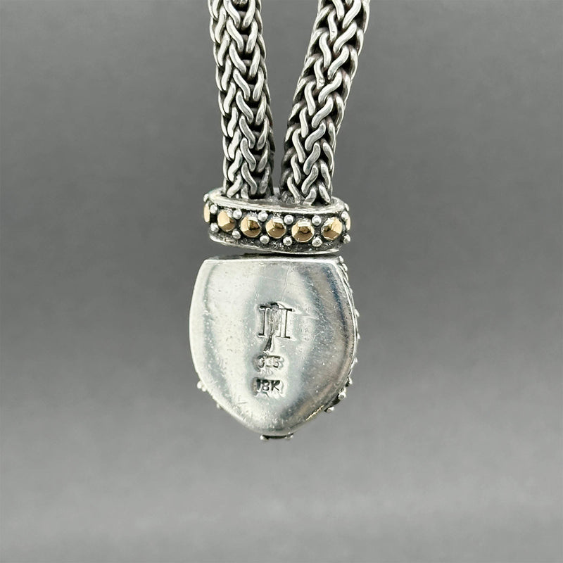 Estate John Hardy SS 18 Snake Drop Necklace