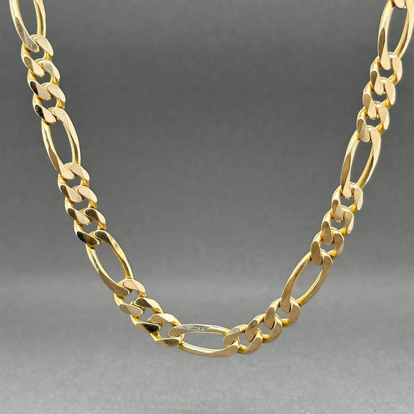 Estate 14K Y Gold 5.67mm 20.25”  Figaro Chain