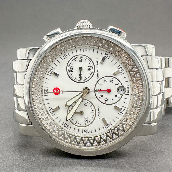 Estate Michele Sport Sail 0.46ctw Diamond Chronograph Quartz Watch