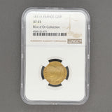 Estate 0.900 Gold 1811-A Napolean 20 Franc Rive d’Or Collection Provenance NGC XF 45