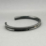 Estate Tiffany & Co. Black Titanium 1837 Cuff Bracelet