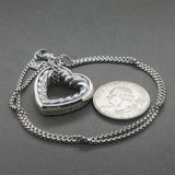 Estate David Yurman SS Cable Heart Pendant