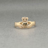 Estate 9K Y Gold Dublin Claddagh Ring