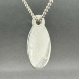 Estate Tiffany & Co. SS Oval Tag Pendant