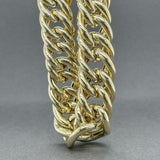 Estate 14K Y Gold Graduated 18” Curb Link Chain