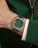 Men's Bulova Watch Super Seville Green Dial 96B439