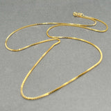 Estate 14K Y Gold 0.9mm 18” Box Chain