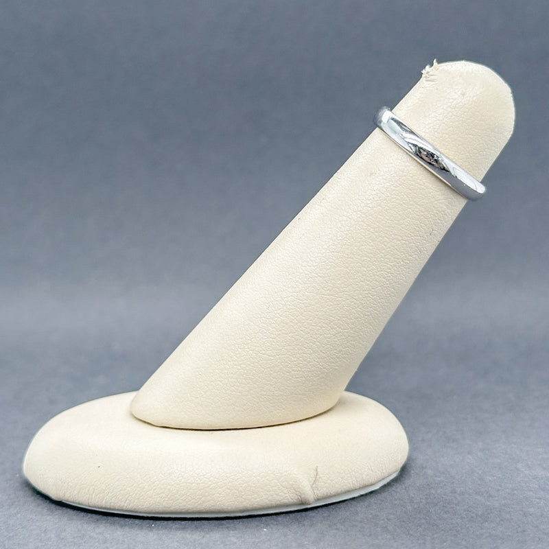 Estate 14K W Gold 2.81mm Wedding Ring