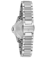 Women's Bulova Watch Blue Dial With 29 Diamonds 96R215