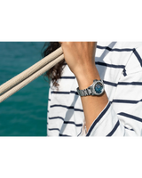 Women's Bulova Watch Blue Dial With 29 Diamonds 96R215