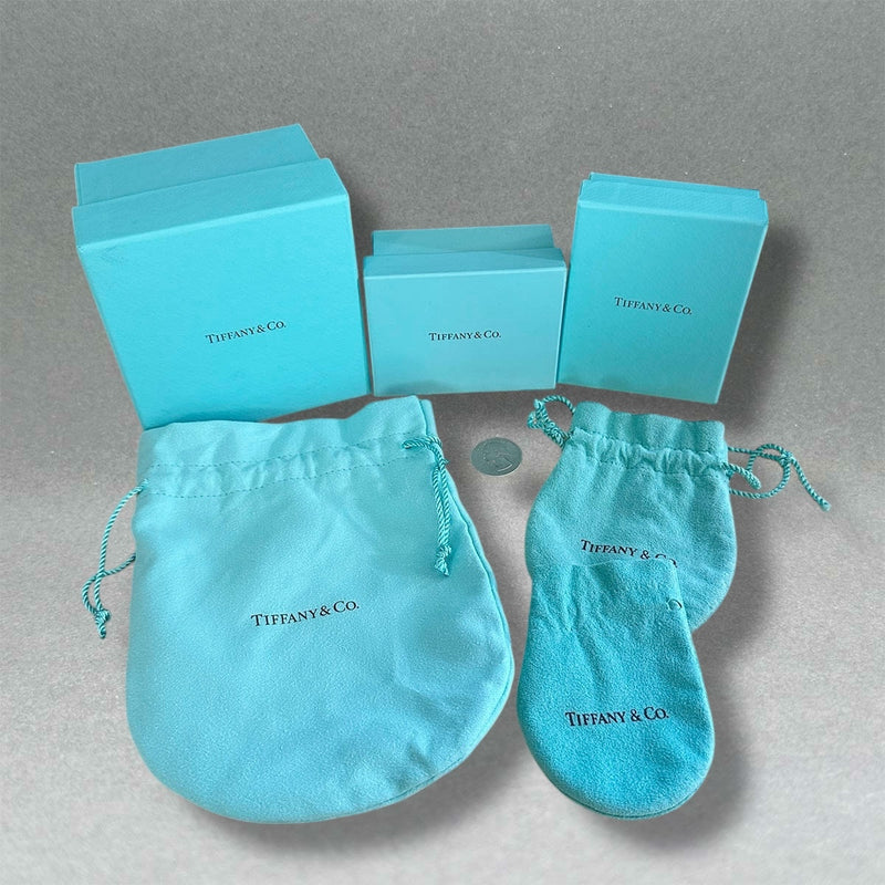 Estate Tiffany & Co. Outer Boxes & Pouches set of 3 (EMPTY)