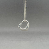 Estate Tiffany & Co. Peretti SS 16mm Open Heart Pendant