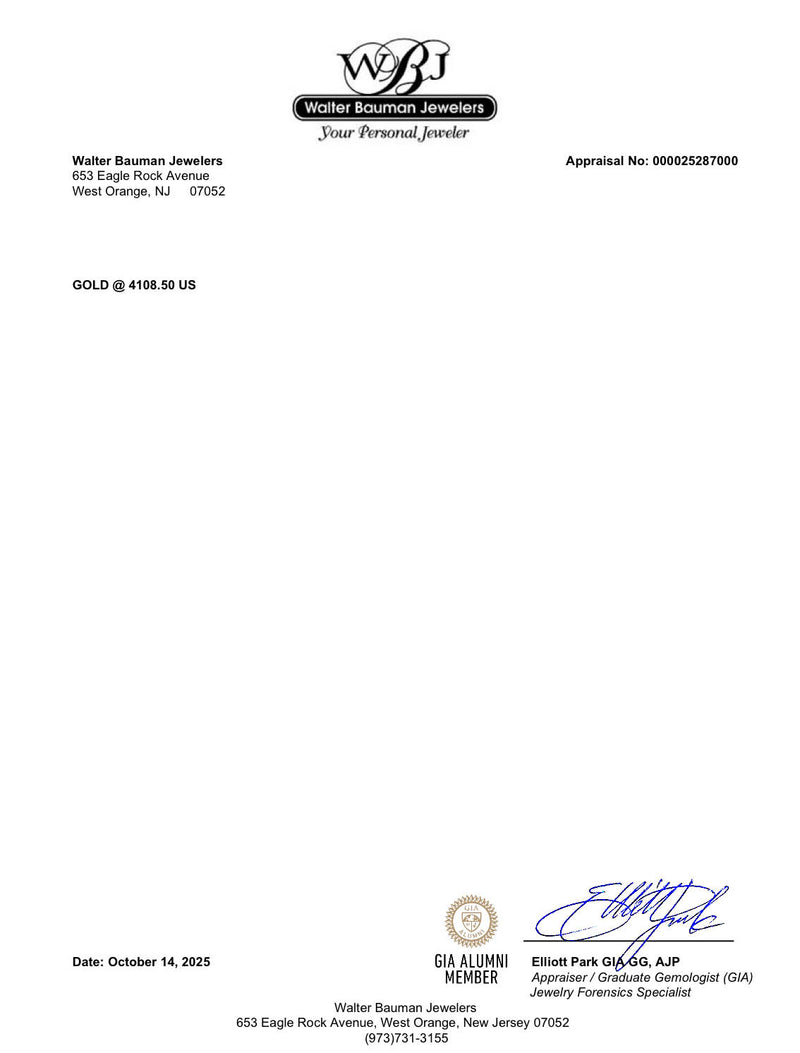 Estate 14K W Gold 1.22ctw H-I/SI1-I2 Diamond Heart Pendant