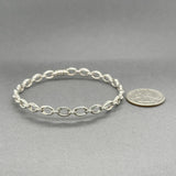 Estate Lagos SS Caviar Link Bangle Bracelet