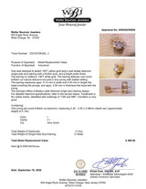 Estate 14K Y Gold 0.15ct I/I1 Diamond Single Stud Earring