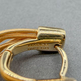 Estate Marco Bicego 18K Y Gold Madagascar Huggie Earrings