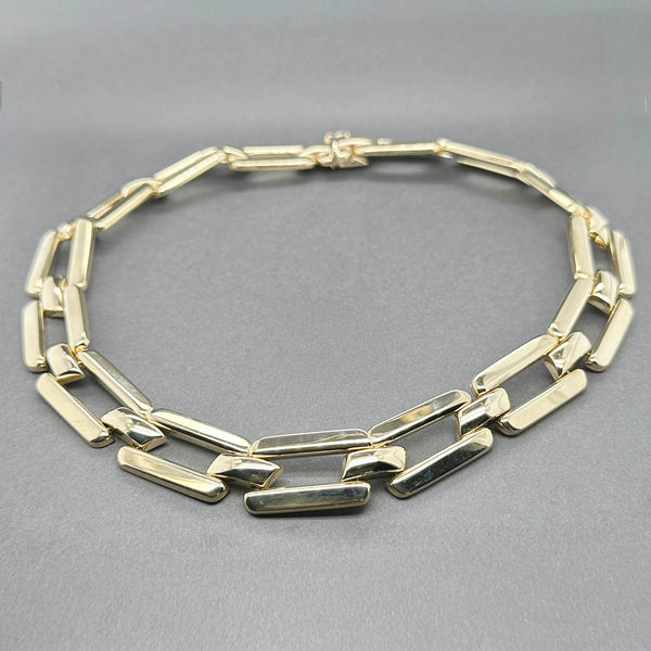 Estate 14K Y Gold 14.94mm 15.75” Link Necklace
