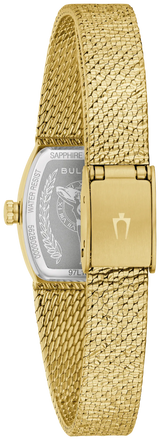 Women's Bulova Watch Gold Tone Goddess of Time - Malachite 97L184