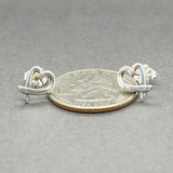 Estate Tiffany & Co. SS Picasso Mini Loving Heart Stud Earrings