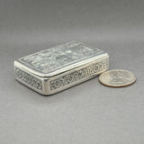 Estate SS Floral Pill Box