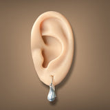 Estate Tiffany & Co. SS Peretti Teardrop Dangle Earrings
