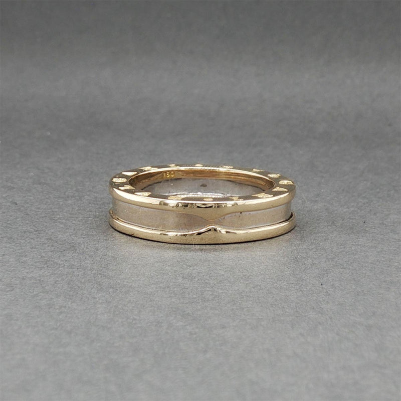 Estate Bulgari 18K TT Gold B.zero 1 Ring