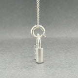 Estate Tiffany & Co. SS 1837 Padlock Pendant