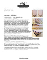 Estate 14K TT Gold 2.75ctw Sapphire & 0.22ctw Diamond Necklace