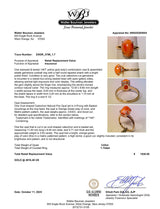 Estate 14K Y Gold 3.63ct Fire Opal Ring