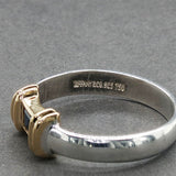 Estate Tiffany & Co. SS 18 0.20ct Sapphire Ring