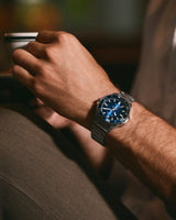 Men's Bulova Watch Marine Star Blue 98B466