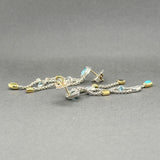 Estate David Yurman SS 18 Blue Confetti Drop Earrings
