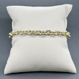 Estate 14K Y Gold 5.83mm Cable Link Bracelet