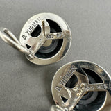 Estate David Yurman SS 14 Pearl Cookie Earclips