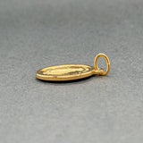 Estate 14K Y Gold Miraculous Medal Pendant