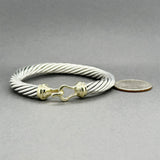 Estate David Yurman SS 14 Buckle Classic Cable Bangle