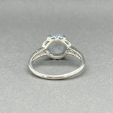 Estate 14K W Gold 6.08ct Star Sapphire Ring