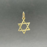 Estate 14K Y Gold 22.2mm Star Of David Pendnat