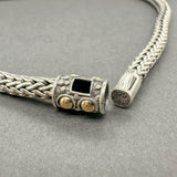 Estate John Hardy SS 18 Jaisalmer Three Ball Slide Necklace